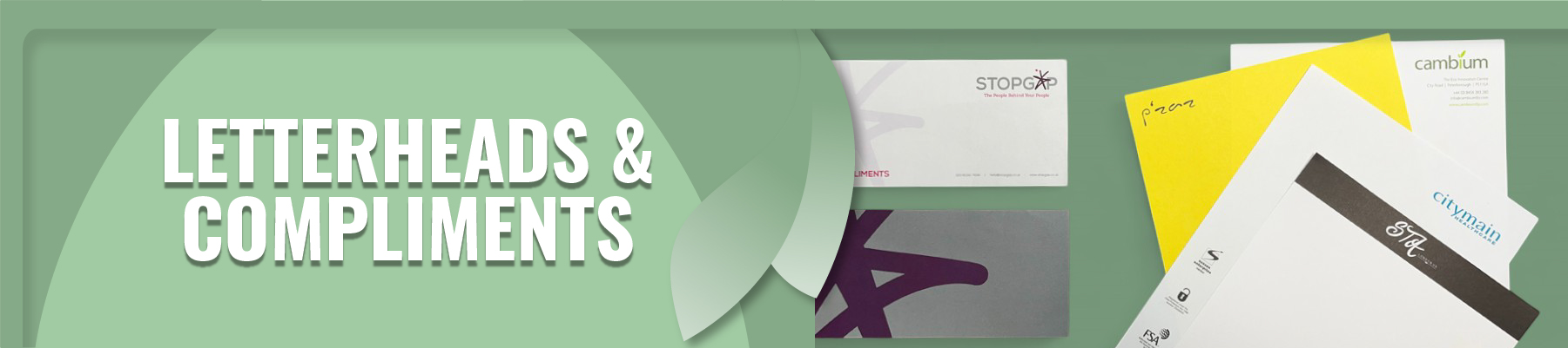 Letterheads & Compliment Slip Printing