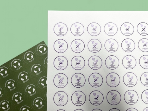 Compostable Vegan Stickers 