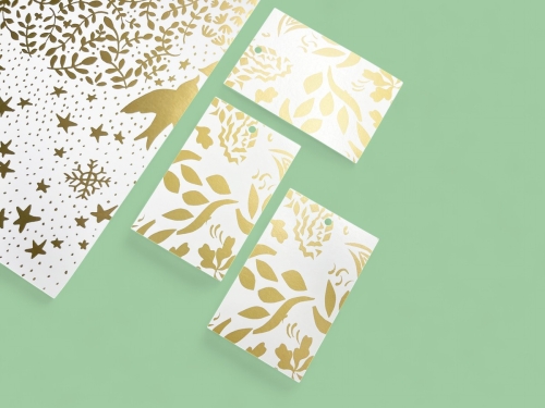 Gold or Silver Swing Tag Printing