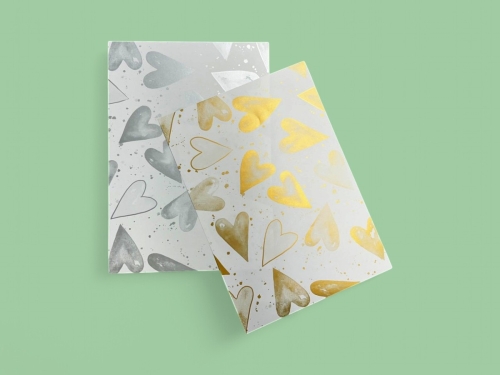 Gold & Silver Wrapping Paper