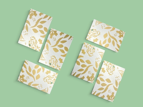 Gold or Silver Swing Tag Printing