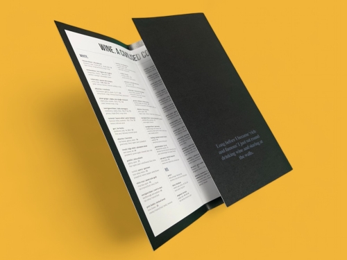 Quality Menu Printing