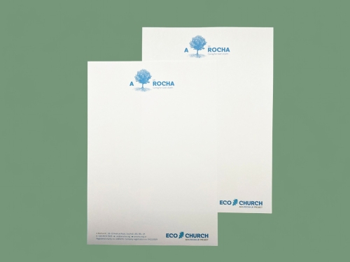 Pantone printed letterheads