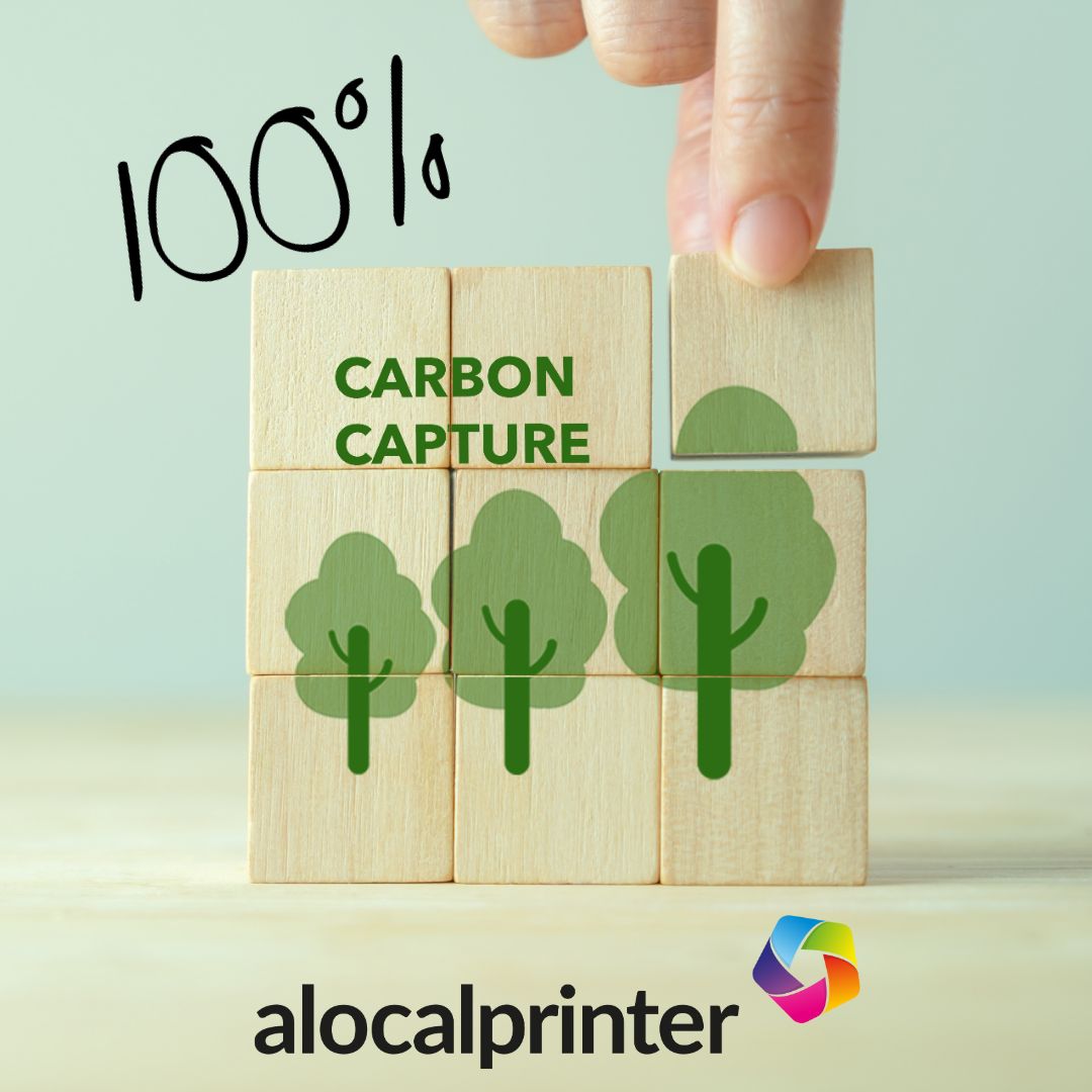 A Local Printer is a carbon neutral business