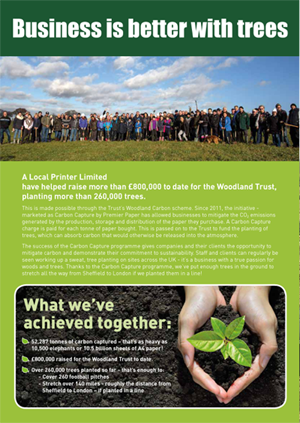 Planting Trees with Carbon Capture Paper