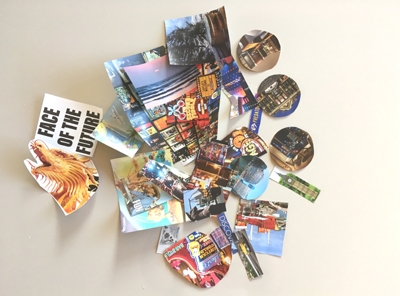 Recycle your eco-printing with Decoupage