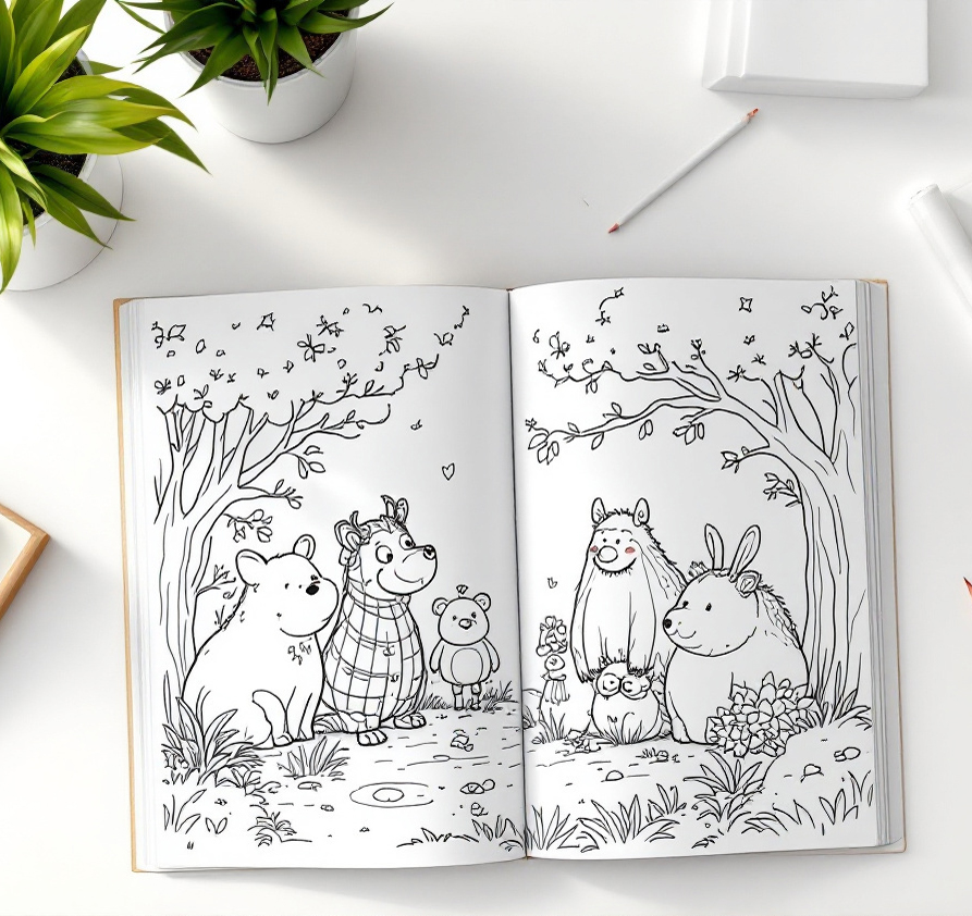 Promote Your Business with a Custom Colouring Book