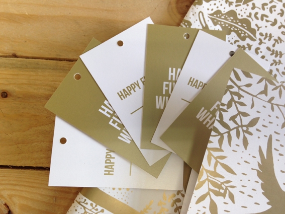 Going for gold with Metallic Wrapping Paper