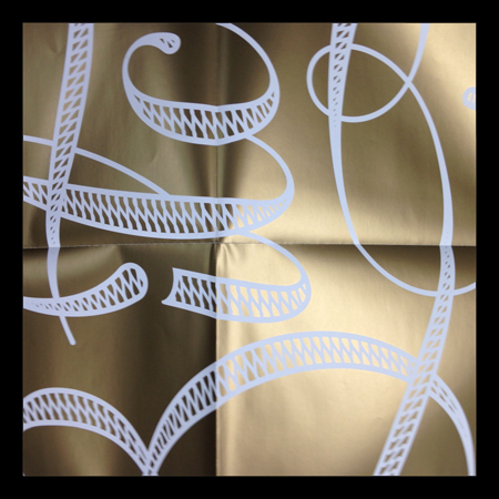 Metallic Wrapping Paper – not just for Christmas