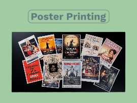 Poster Printing for Drip Action Theatre