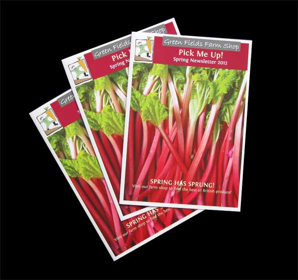 Gloss Leaflet Printing - a Lot of Rhubarb?!