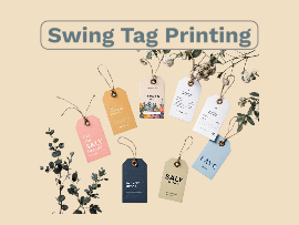 Swing Tag Printing goes eco