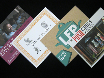 Postcard printing for marketing