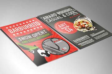 Colourful flyer printing sells more