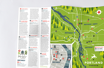 Cross-folded Leaflet Printing