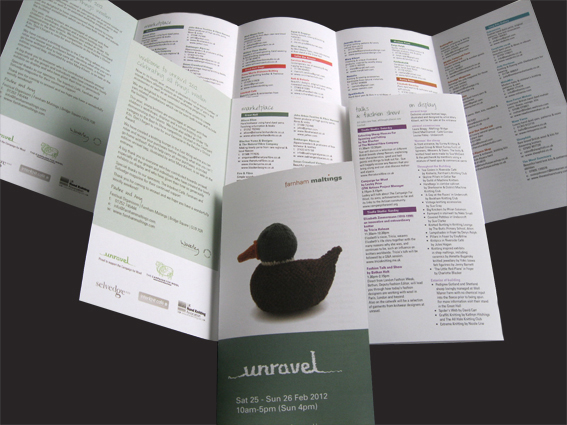 Ten page concertina leaflet