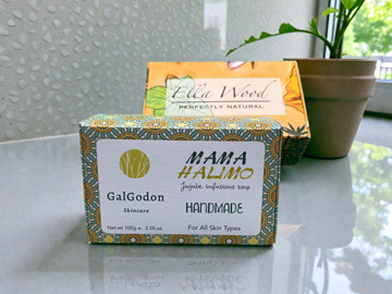 Printed eco pillow boxes Eco-printed soap boxes