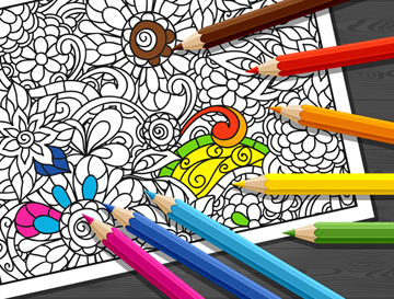 Colouring Books from a Local Printer