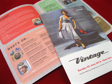 eco-printed brochures