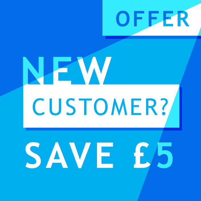 Save &pound;5 on your first order