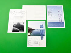 silk postcard printing