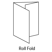 6 page roll-fold leaflet