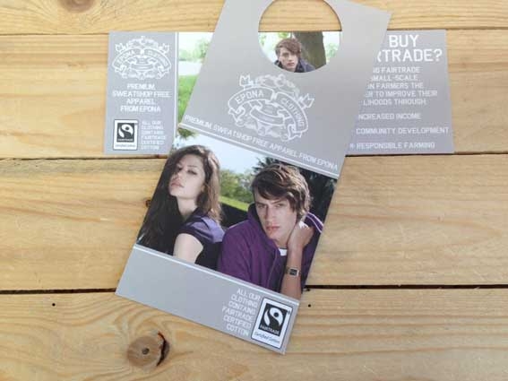 Fairtrade cotton promotional print