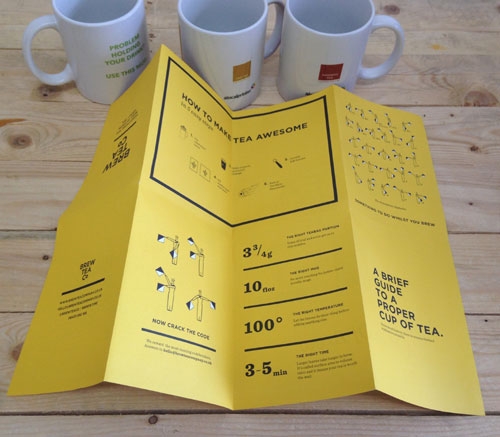 cross folded leaflets