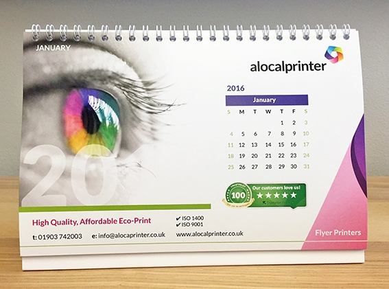 A5 desk calendar printing