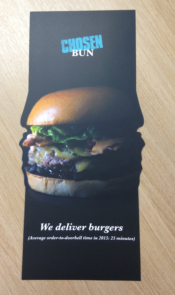 die-cut flyer printing from A Local Printer