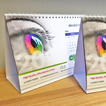 Eco friendly calendar printing