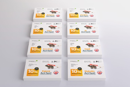 Variable data printing services from A Local Printer