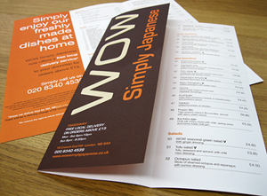 Flat and Folded Leaflet Print